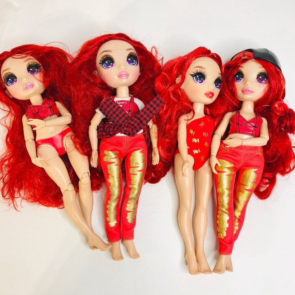 K8 Rainbow high doll lot of four dolls - RUBY ANDERSON